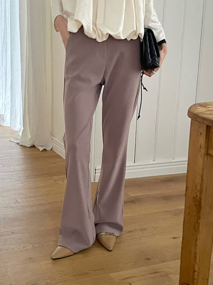 【返工長褲推介】Smooth Light Flared Pants | 極美小喇吧長褲
