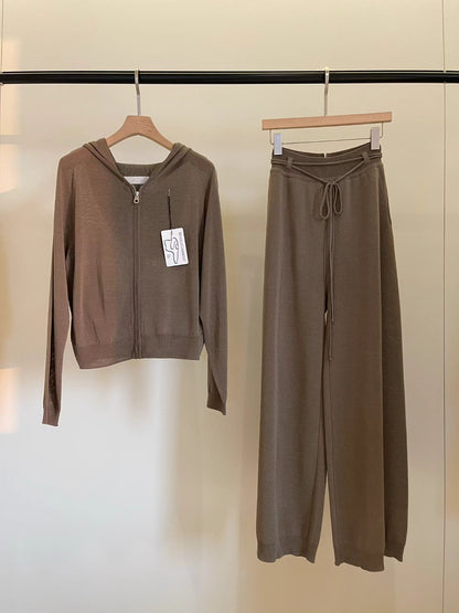 [𝑳𝒊𝒏𝒆𝒏 𝑬𝒅𝒊𝒕] Wholegarment - Casual Sweat Jacket