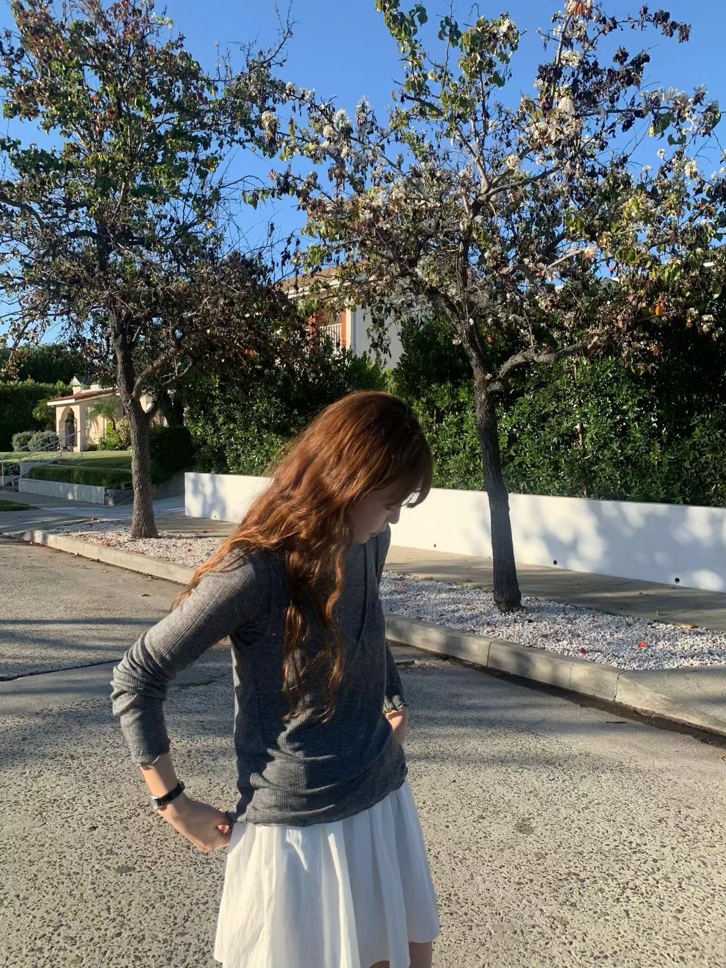 Tencel Pointelle Ruffle 2-pcs Top