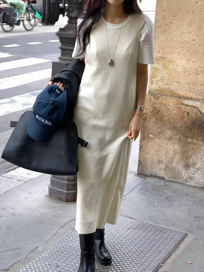 <<秋冬必備百搭OPS>> Waffle Sleeveless OPS