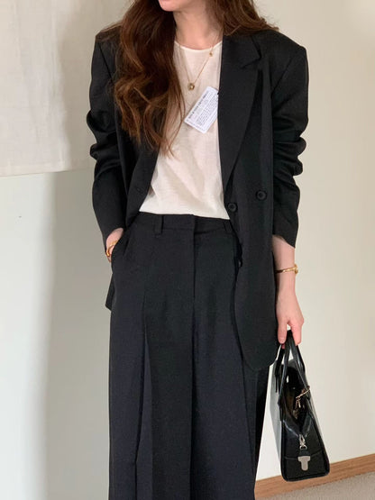 [𝑳𝒊𝒏𝒆𝒏 𝑬𝒅𝒊𝒕] Summer Pearly Linen Blend Blazer | 順滑觸感混麻西裝外套