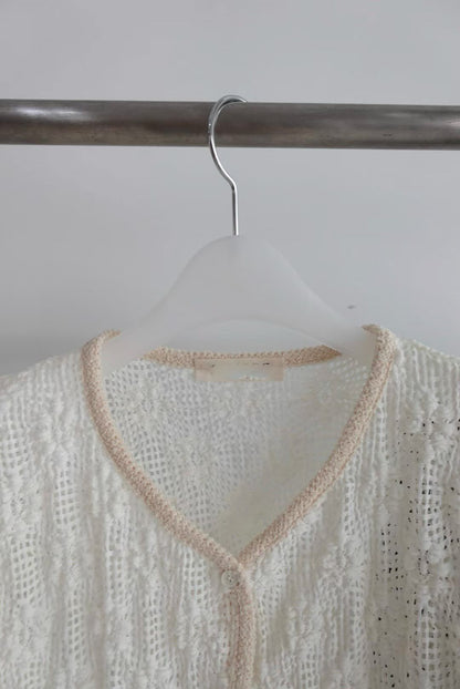 Delicate Crochet Cardigan 鈎織通花小外套