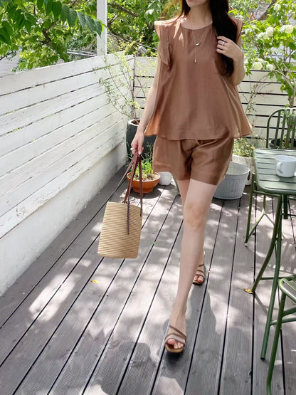 Tencel A-Line Shorts | 天絲闊版A字修飾短褲