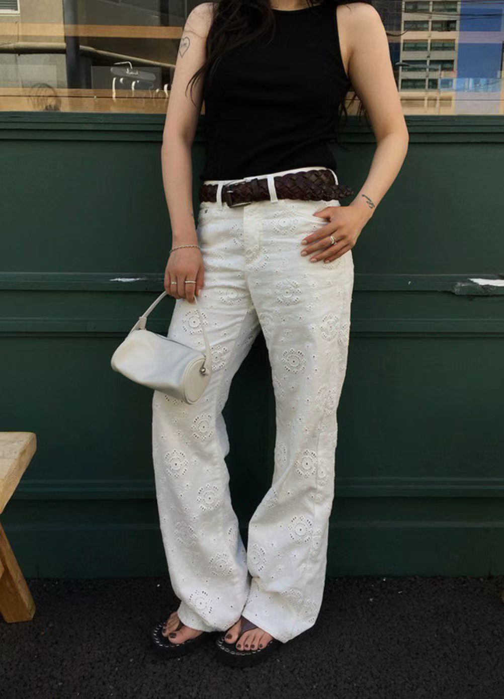 Soft Crochet Daily Pants | 柔軟鉤針慵懶感長褲