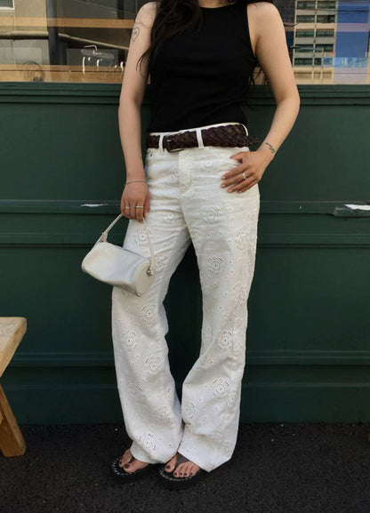 Soft Crochet Daily Pants | 柔軟鉤針慵懶感長褲