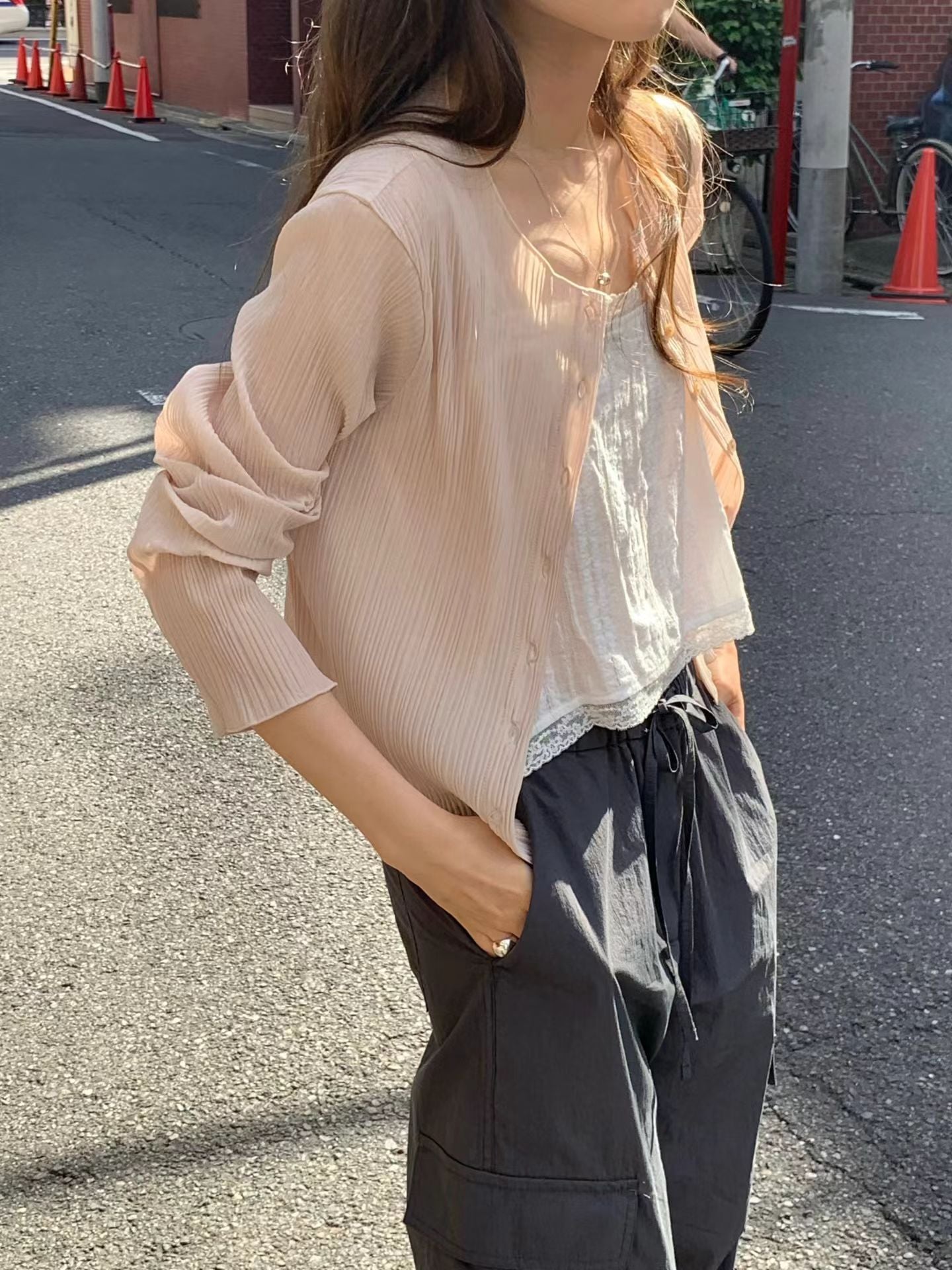 Feather Papier Cardigan | 紙感薄霧針織外套