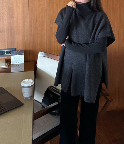 Extra Fine Wool Blend 2-way Cape