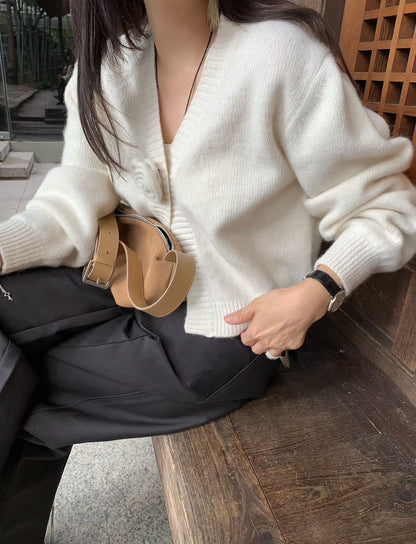 Luxurious Alpaca Camelia Cardigan