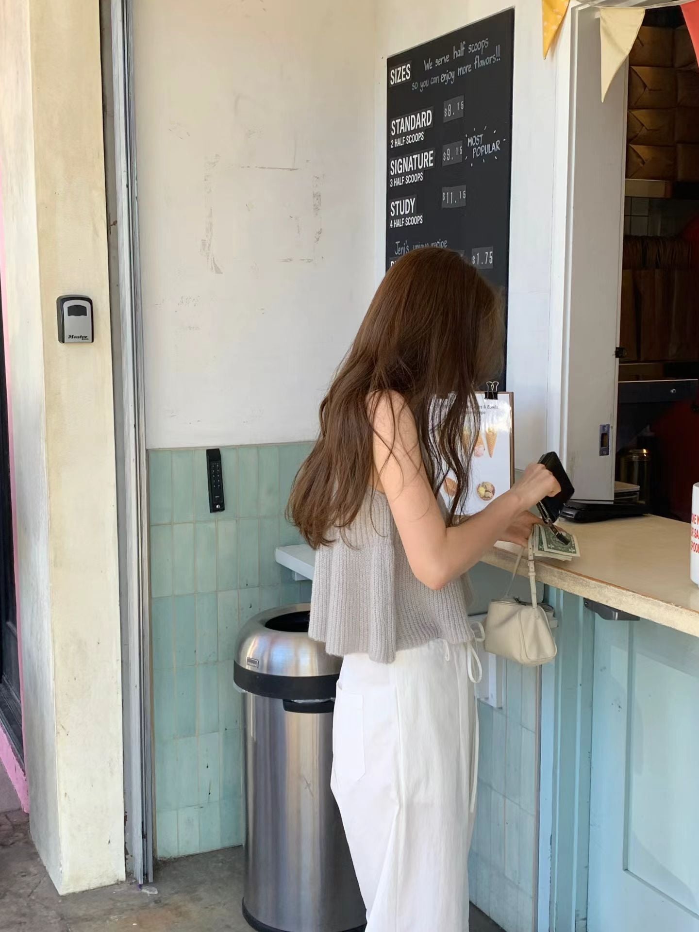 飄逸勾織方領背心 | Premium Summer Knitted Flaire Tank Top