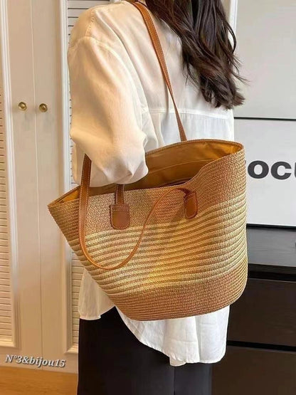 Shell Ratan Tote Bag | 貝殼形藤織 Tote Bag