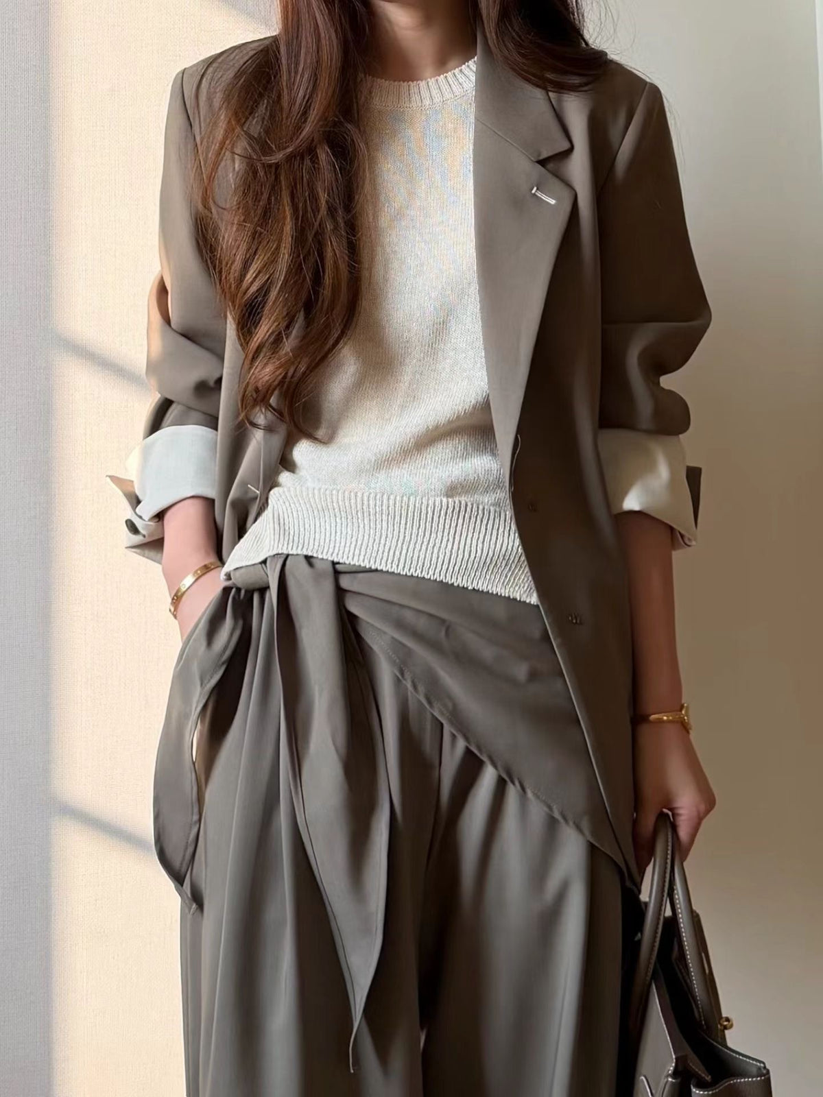 Softly Tailored Off Duty Blazer | 柔挺版型寬鬆西裝外套