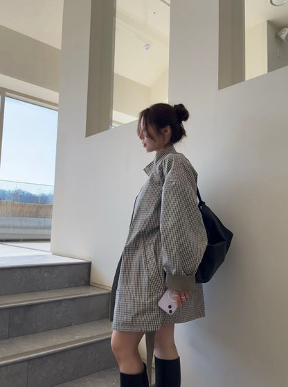 <Premium 一件多穿> Reversible Long Field Jacket | 雙面質感中長版外套