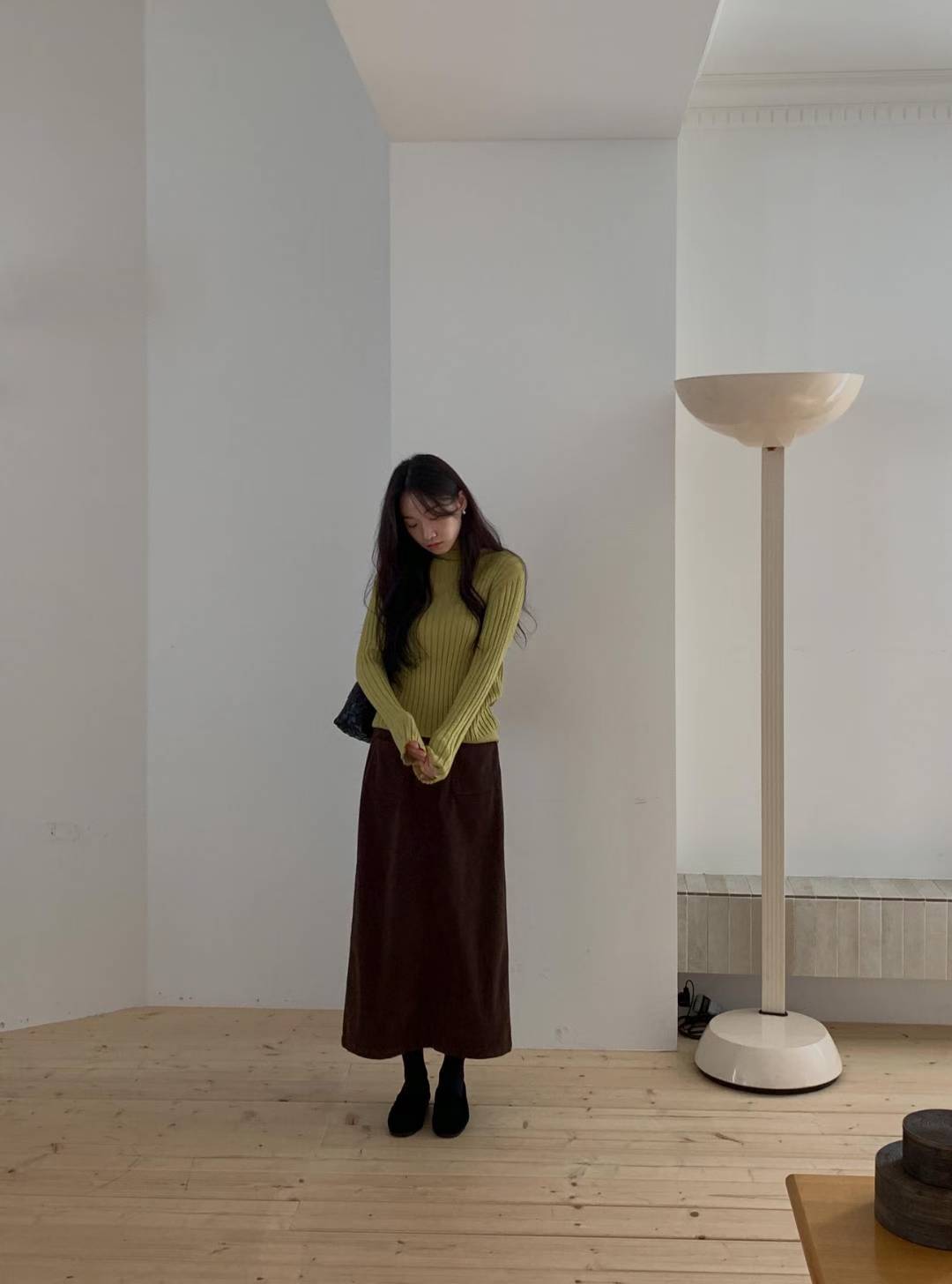 Barn Life Corduroy Midi Skirt