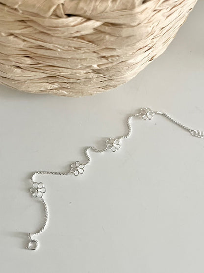 4-Flower Motif Bracelet | 夏日四小花手鏈￼