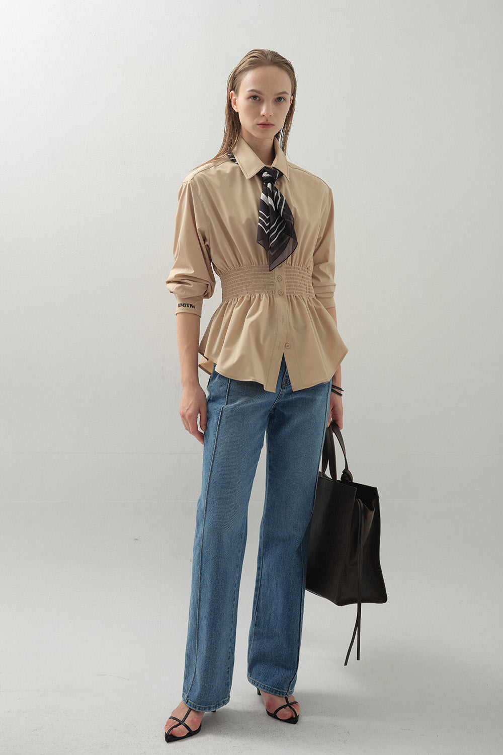 The Selena Cinched Waist Blouse | 復古束腰襯衫￼