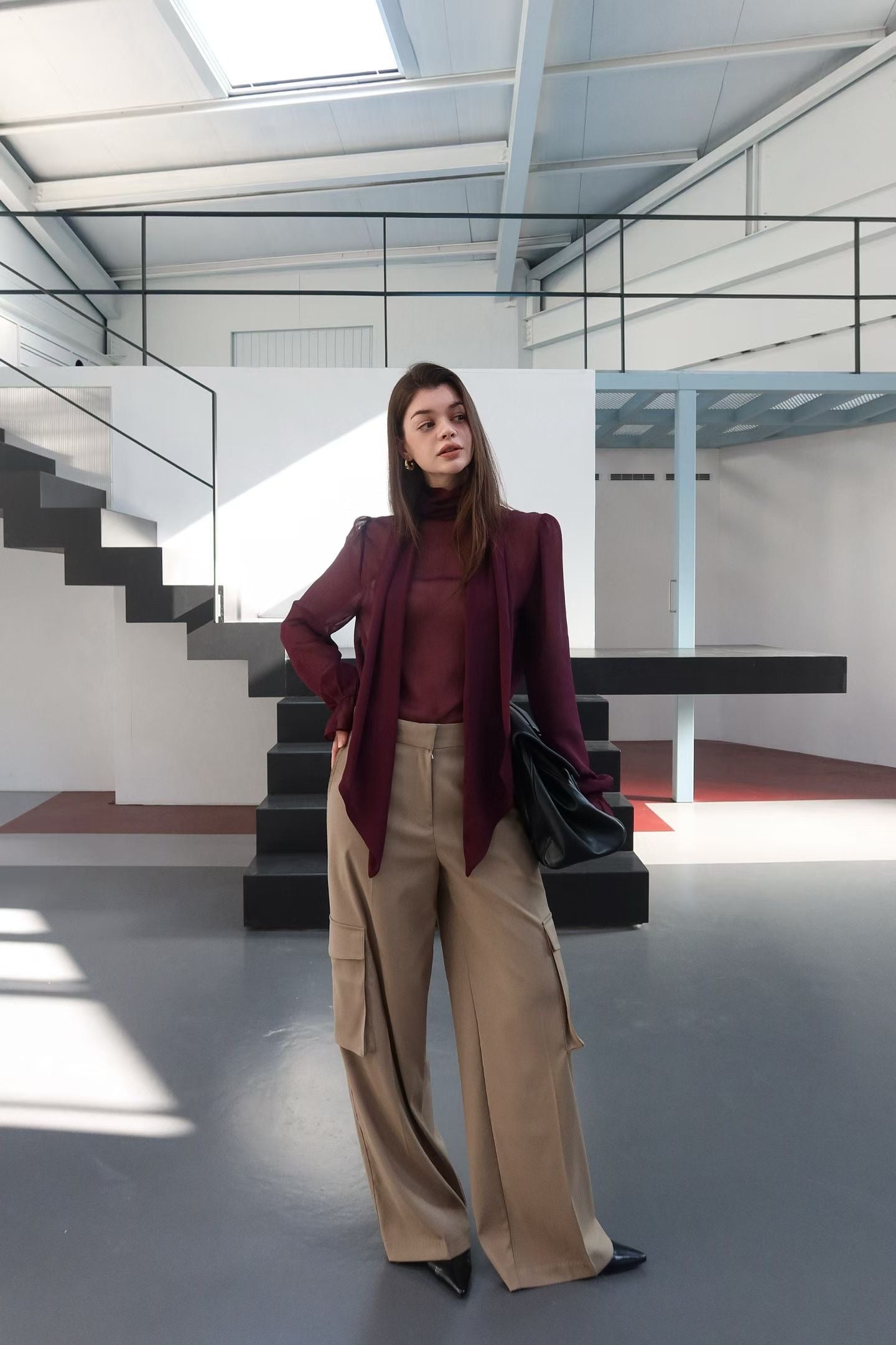 The Cecilia Chiffon  Blouse