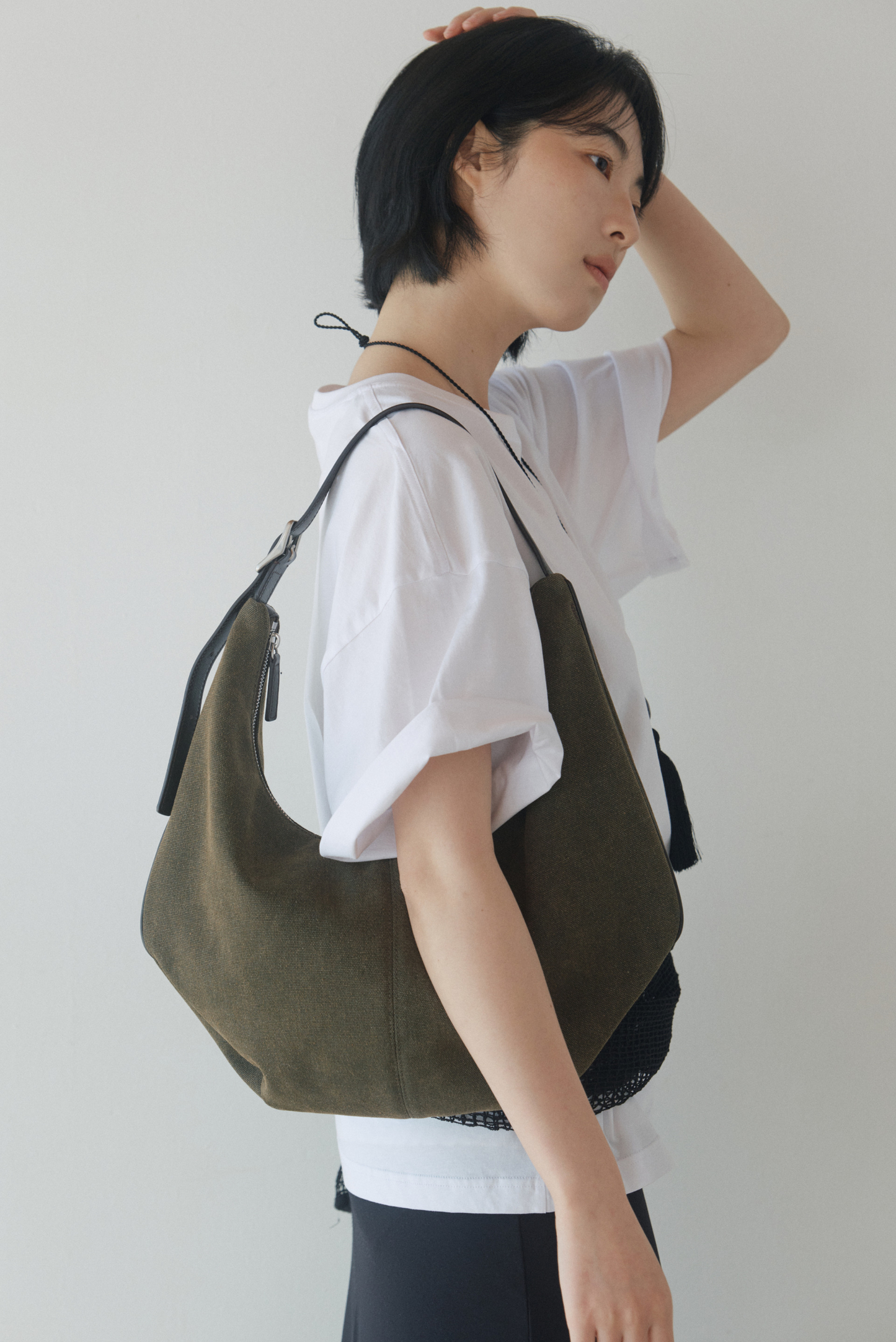 《連線期間限定》Atelier de Lumen Mossy Hobo Bag