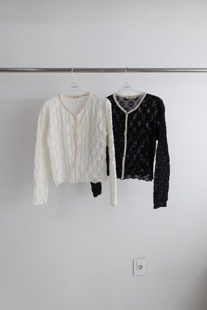 Delicate Crochet Cardigan 鈎織通花小外套