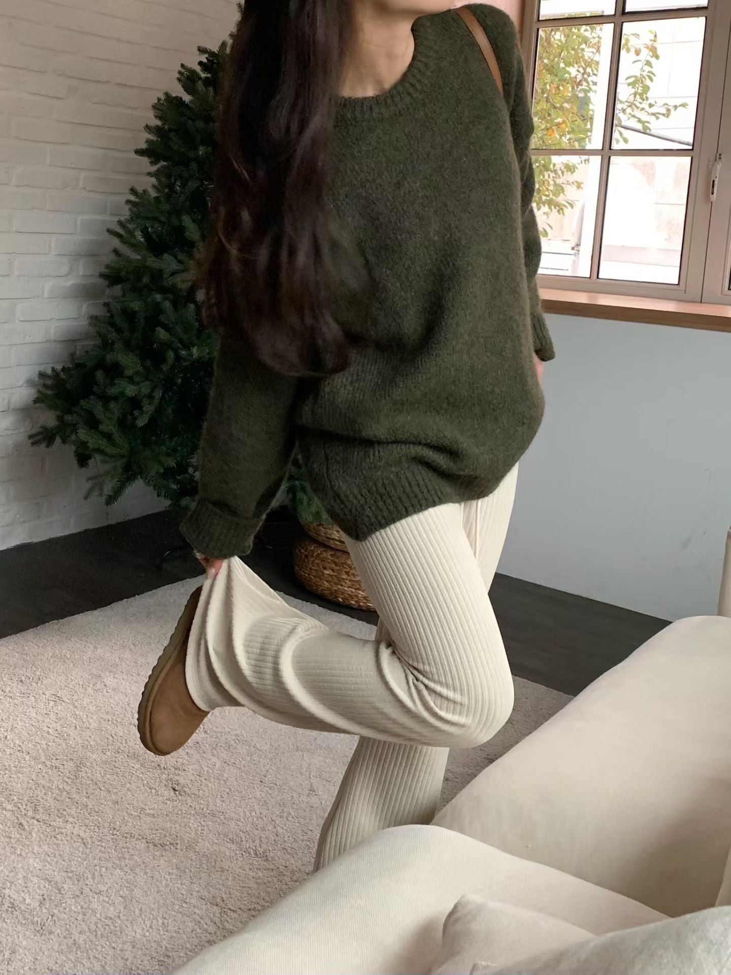 [連線壓軸加碼款] Everyday Comfort Stretchy Pants | 冬日基礎直紋彈力褲