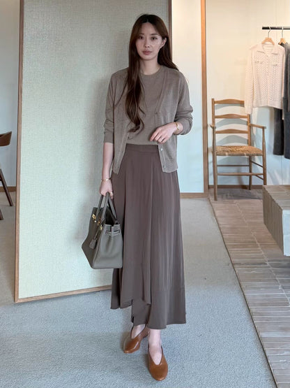 Effortless Flowy Lotus Culottes | 流水線條層次雪紡裙褲