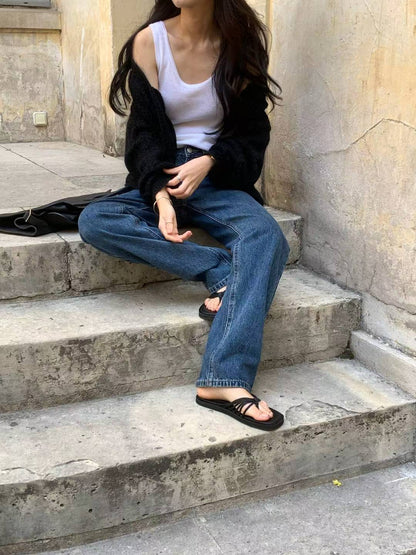Cozy Knitted Cardigan | 慵懶風縷空針織外套