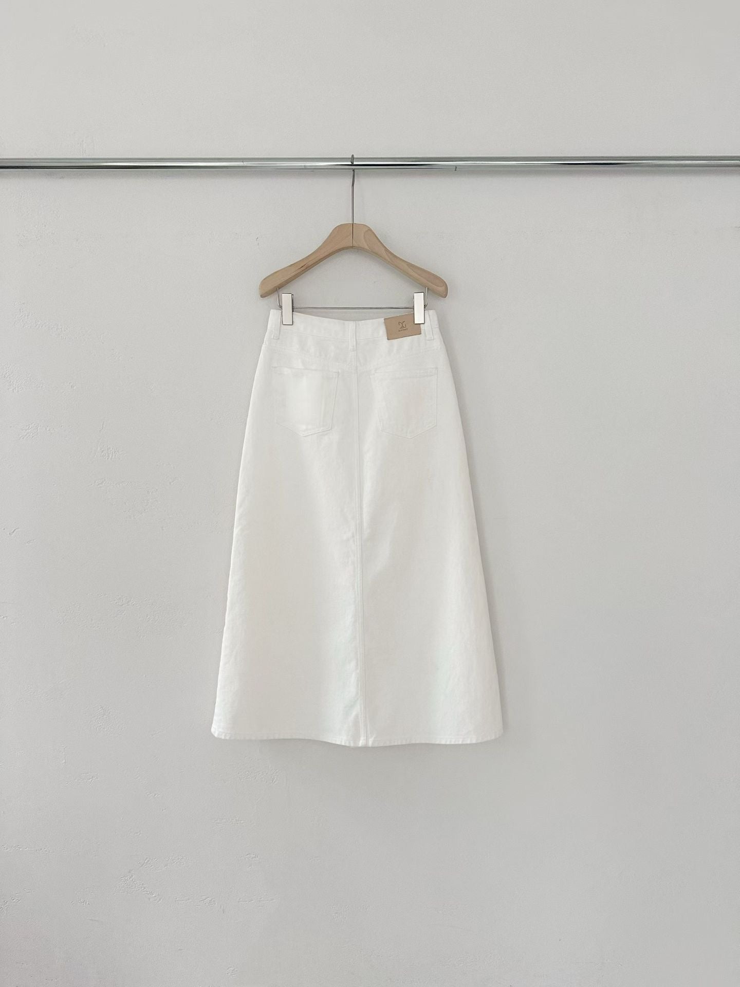 Front Slit Cargo Midi Skirt | 仙氣顯白前開叉長裙