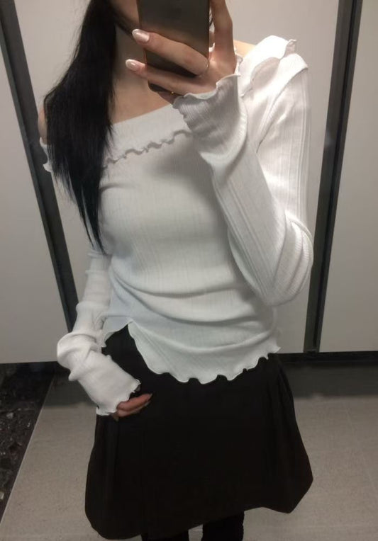 Ruffles Flower Top | 木耳滾邊棉棉上衣