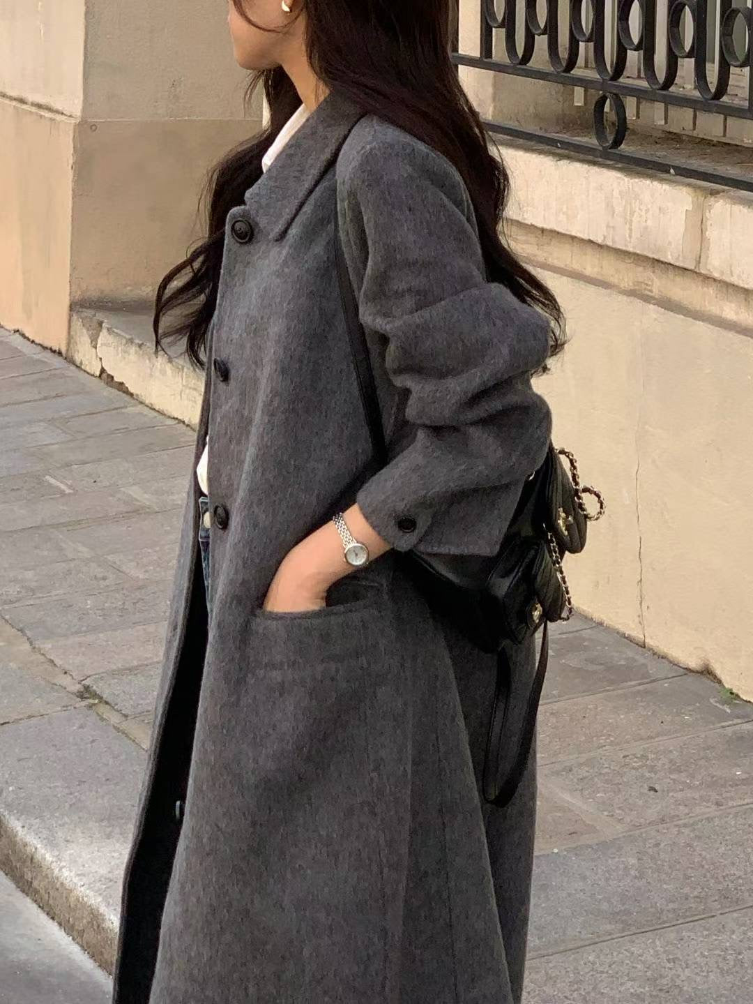 Classic Heritage Long Wool Coat