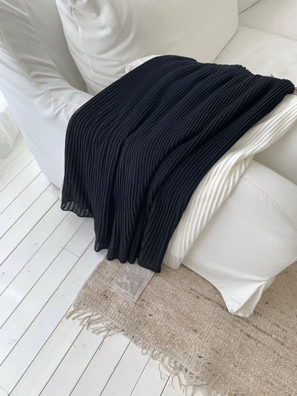 Delicate Fluted Midi Skirt | 唯美層次波紋中長裙