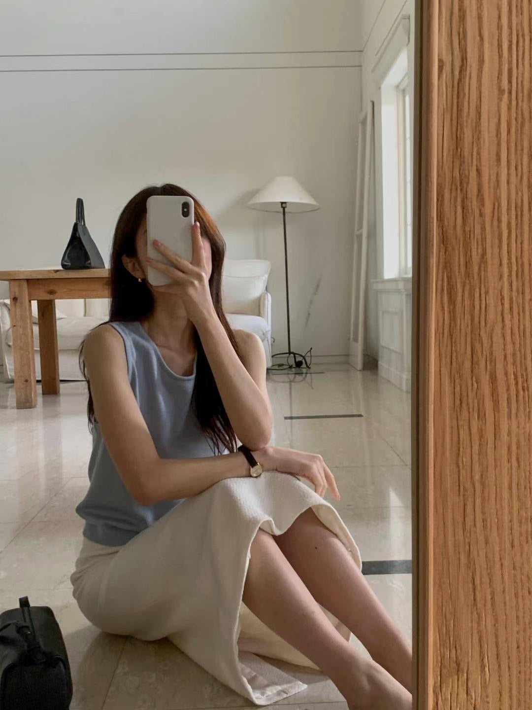 【超美Happy Price】Light Tweed Midi Skirt