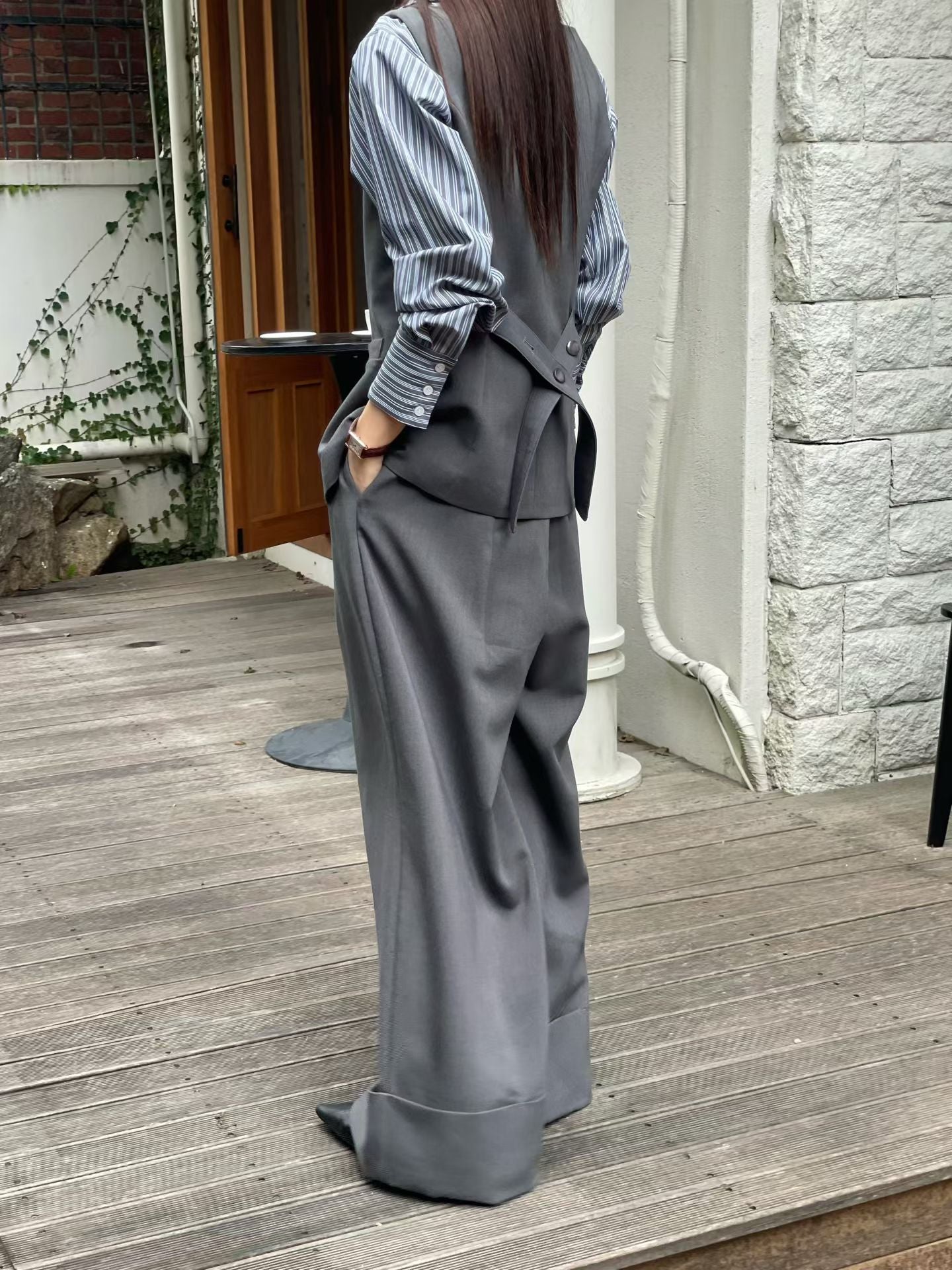 Aura Wide Leg Pants | 氣場滿分闊腳長褲