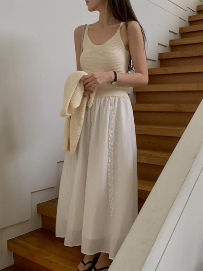 Parisian Waffle Soft Cami | 簡約窩夫紋理背心