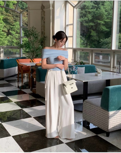 Effortless Office Chic Pants | 氣質垂墜直筒長褲