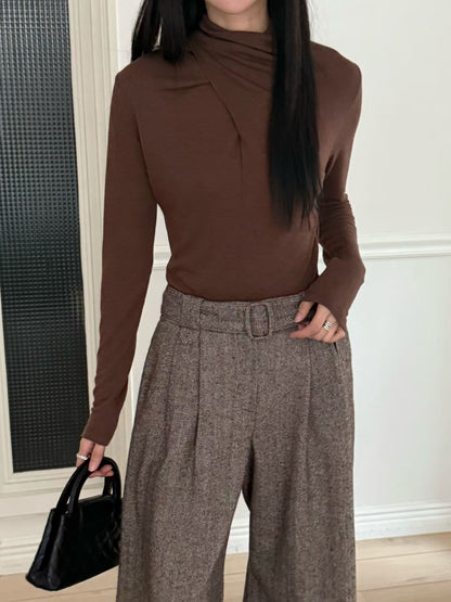 Heritage Herringbone Culottes | 人字紋混羊毛冬季闊褲