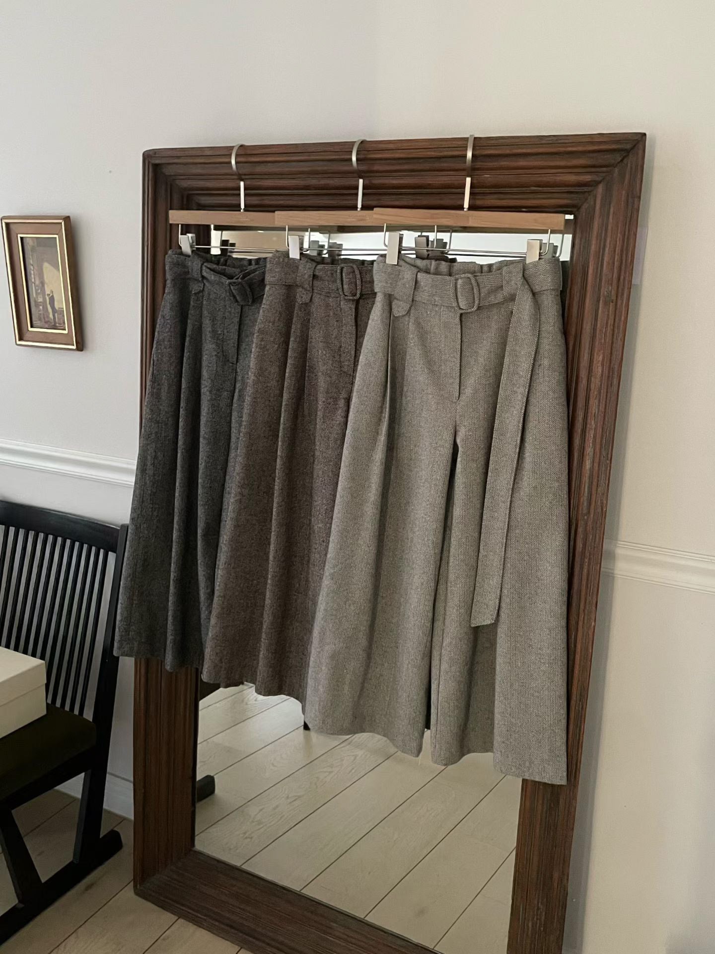 Heritage Herringbone Culottes | 人字紋混羊毛冬季闊褲