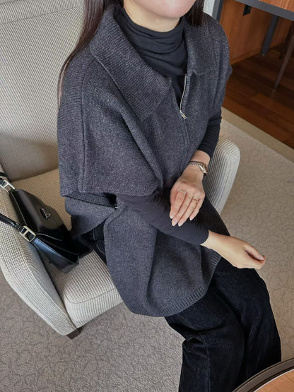 Extra Fine Wool Blend 2-way Cape