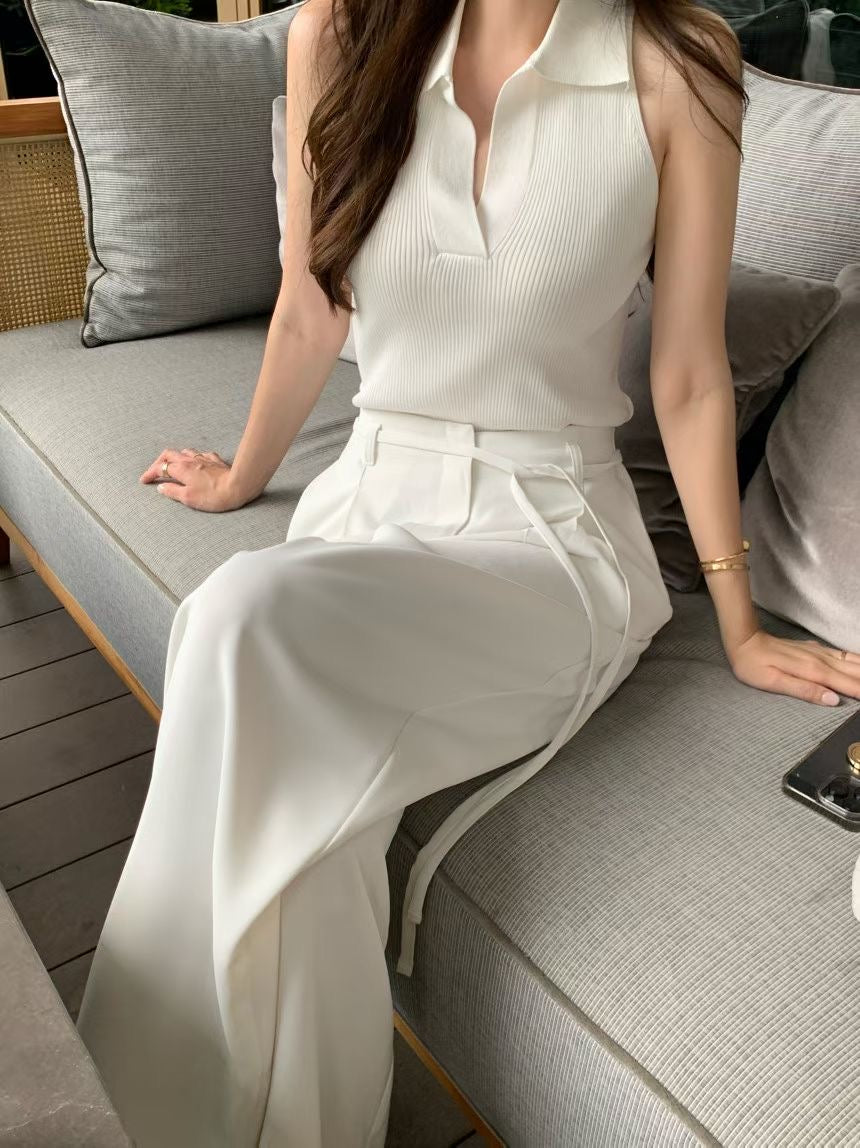 Effortless Office Chic Pants | 氣質垂墜直筒長褲