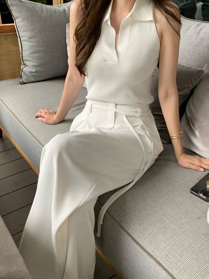 Effortless Office Chic Pants | 氣質垂墜直筒長褲
