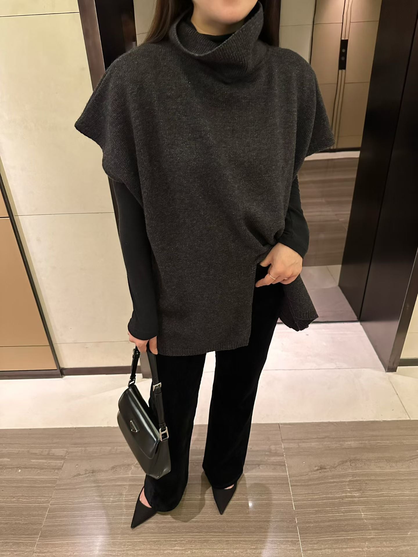 Extra Fine Wool Blend 2-way Cape