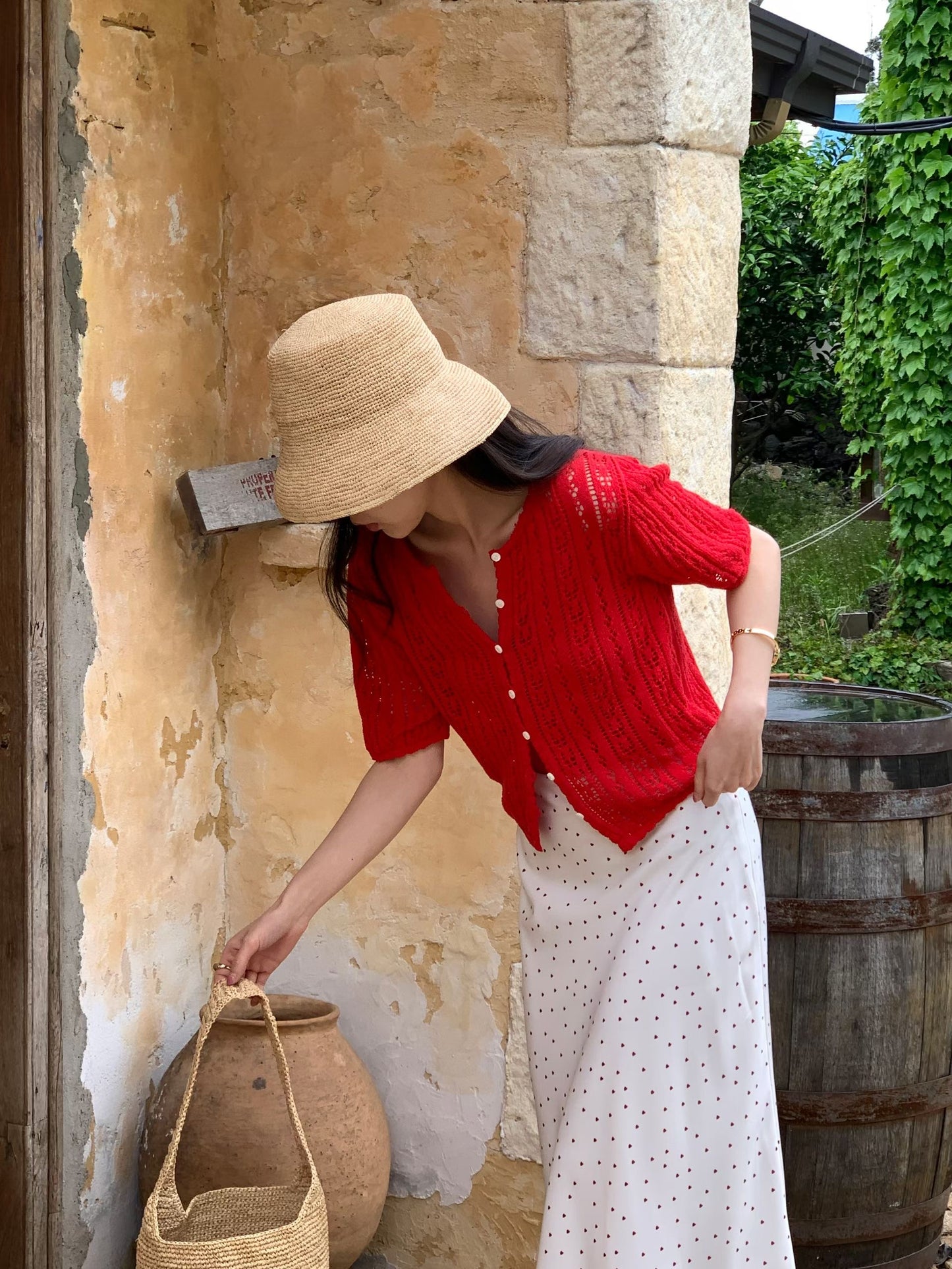 Parisian Morning Stroll Silky Skirt