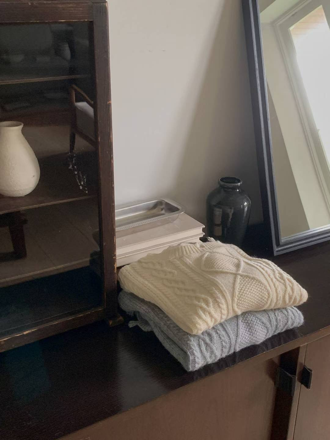 Ripped Crewneck Cable Knit | 拆線麻花針織