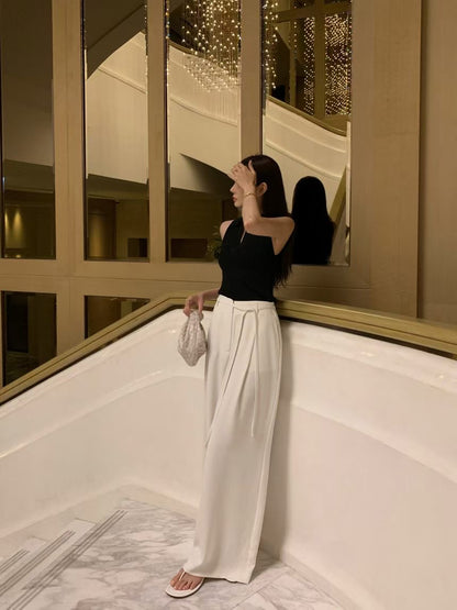 Effortless Office Chic Pants | 氣質垂墜直筒長褲
