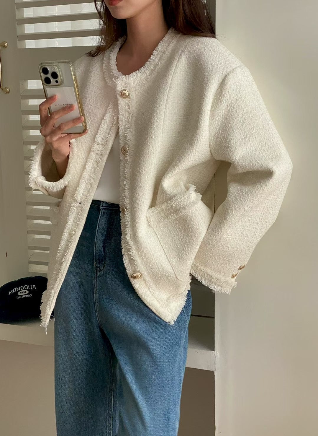 [連線壓軸加碼款] 震撼回饋價 - Timeless Quilted Tweed Jacket