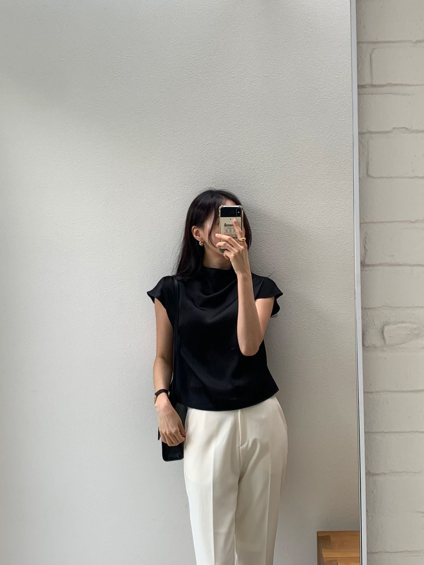 【大熱回歸款】Silky Capped Sleeves Blouse | 絲感小飛袖上衣