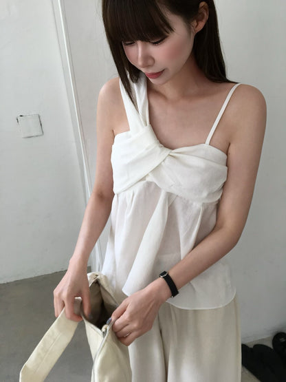 Asymmetrical Bow Strap Cami
