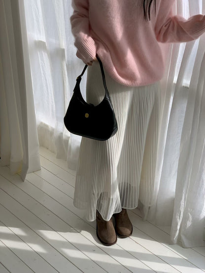 Delicate Fluted Midi Skirt | 唯美層次波紋中長裙