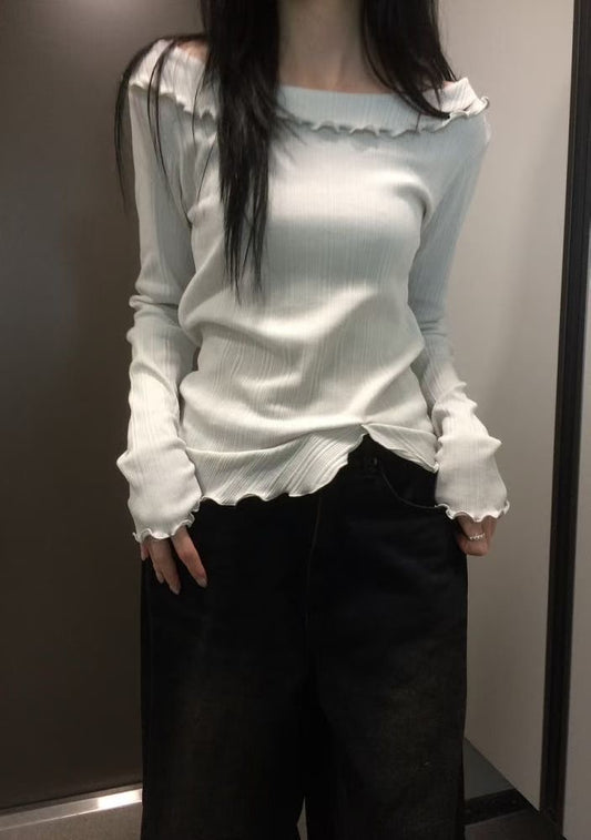 Ruffles Flower Top | 木耳滾邊棉棉上衣