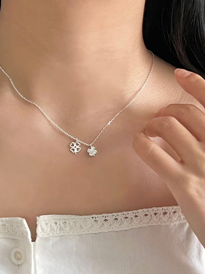 Four Leaf Charm Necklace | 幸運四葉草頸鏈￼