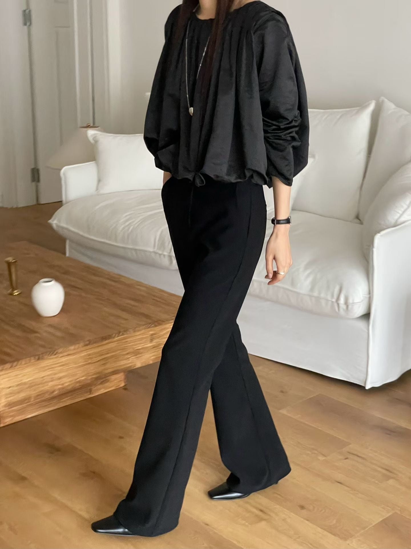 【返工長褲推介】Smooth Light Flared Pants | 極美小喇吧長褲