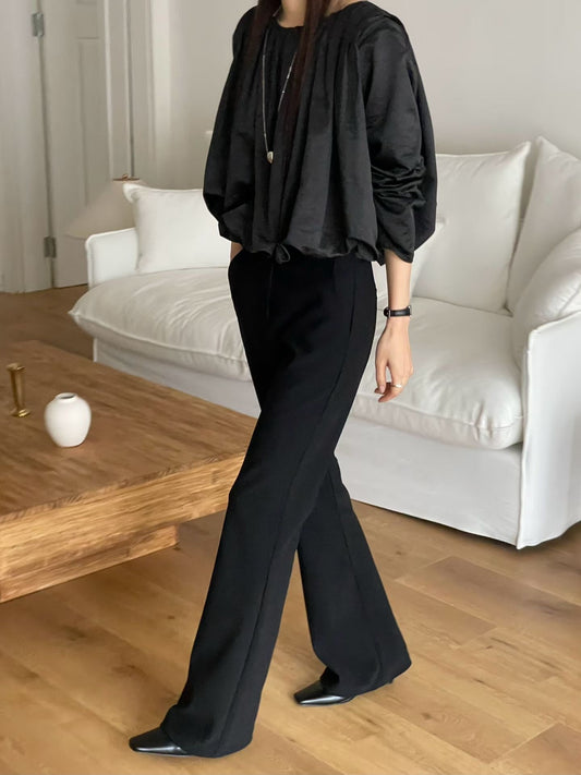 【返工長褲推介】Smooth Light Flared Pants | 極美小喇吧長褲